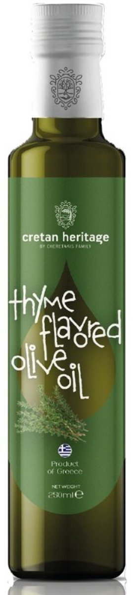 Cretan Heritage met Tijm Olijfolie 250 ml – Extra Vierge uit Kreta
