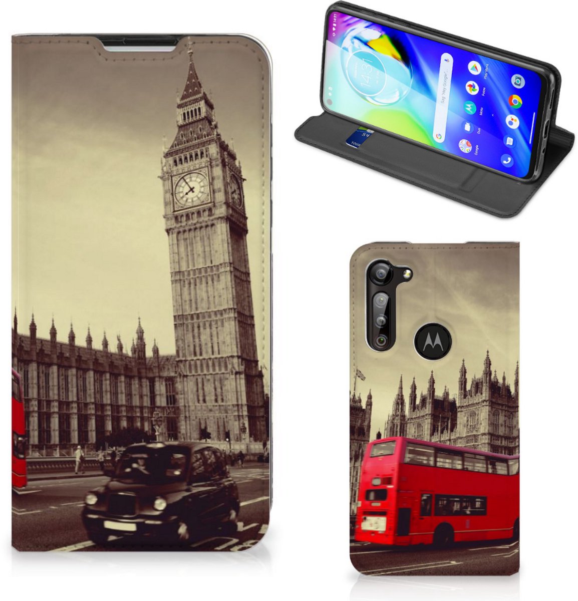 Motorola Moto G8 Power Book Cover Londen