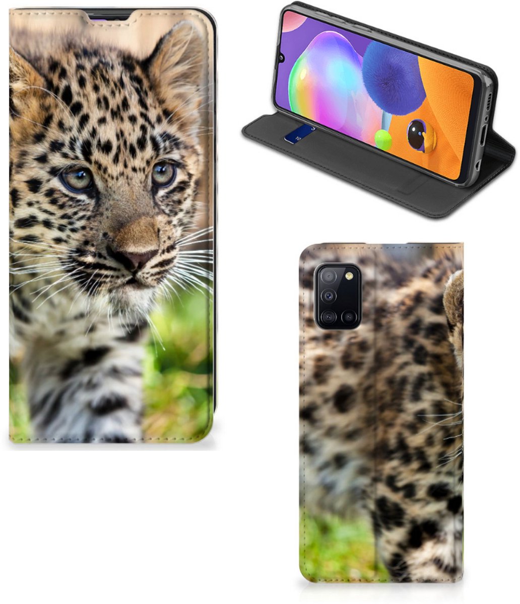 Samsung Galaxy A31 Hoesje maken Baby Luipaard