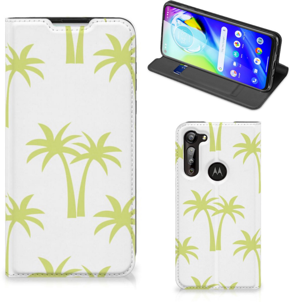Motorola Moto G8 Power Smart Cover Palmtrees