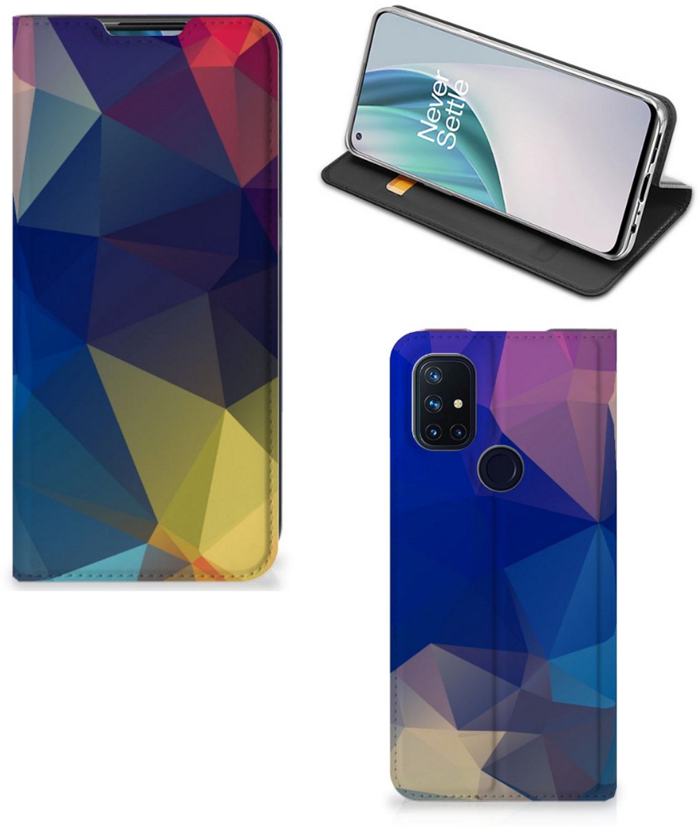 OnePlus Nord N10 5G Stand Case Polygon Dark