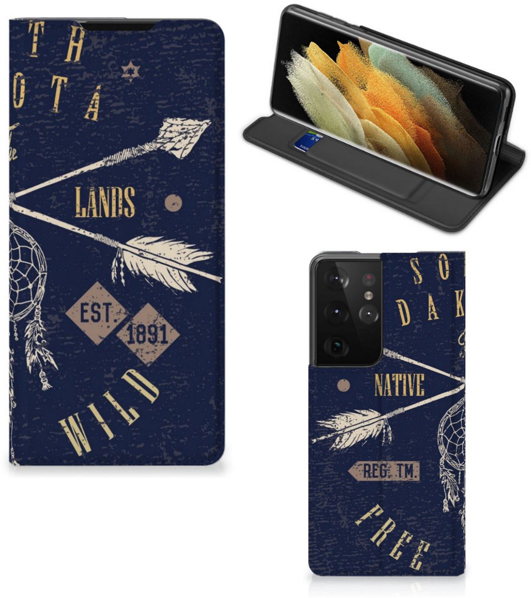 Samsung Galaxy S21 Ultra Book Cover South Dakota