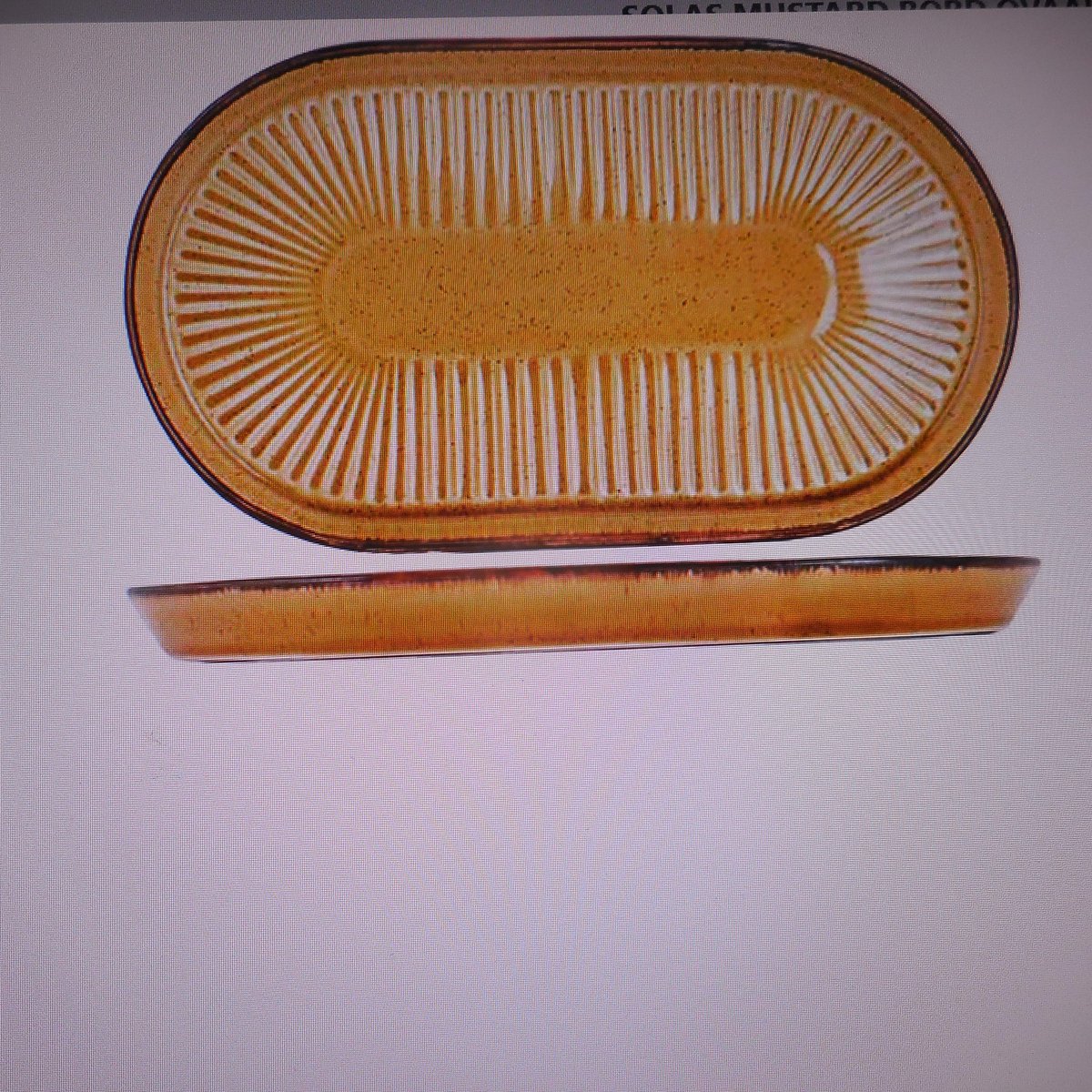 Art oms SOLAS MUSTARD BORD OVAAL 24X14CM