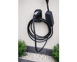EV kabelhouder universeel - Laadkabel Houder voor Elektrische Auto - Type 2 Kabelhaak - Wandmontage laadpaal EV - EV kabelhouder ophanghaak - Zwart