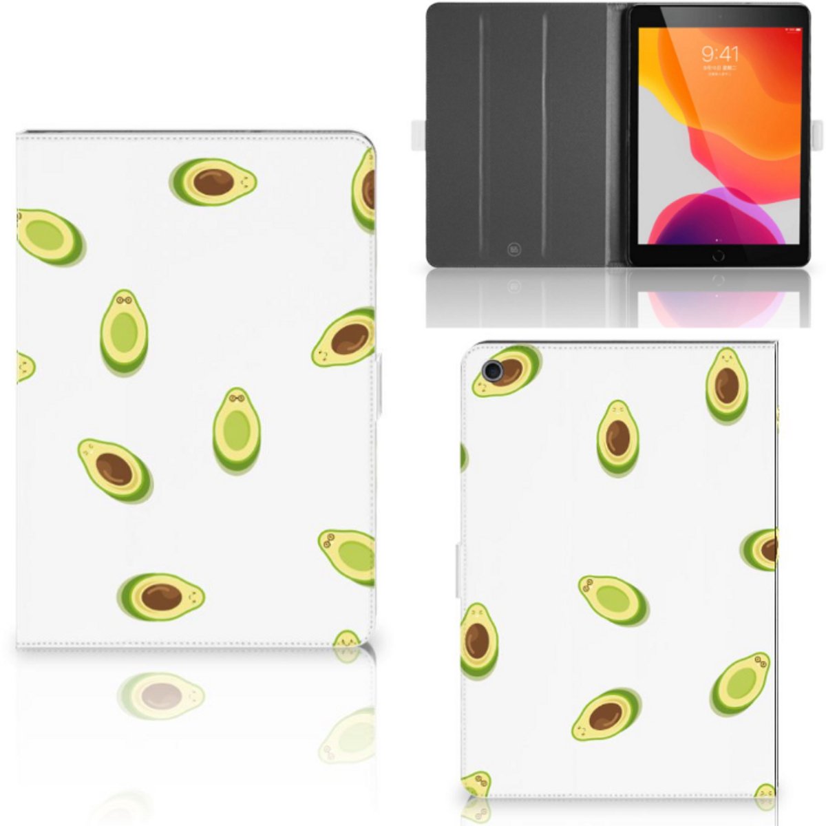iPad 10.2 2019 | iPad 10.2 2020 | 10.2 2021 Tablet Stand Case Avocado