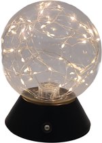 Uposao 3D kristallen bal, Melkwegstelsel nachtlampje tafellampen met LED-standaardbasis kristallen bal ornament USB oplaadbare nachtlampje gepersonaliseerd verjaardagscadeau voor familie kind jongens