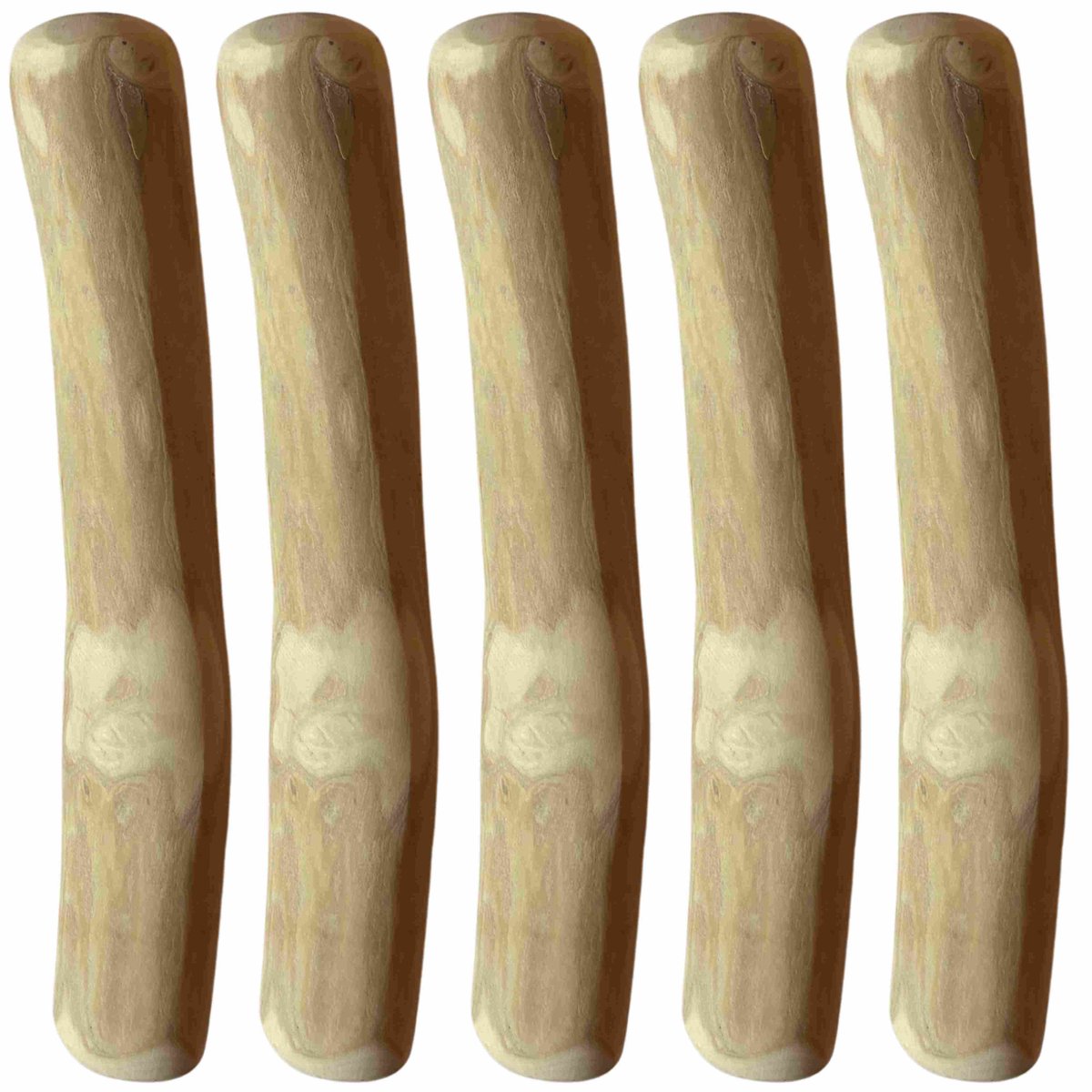 Boris & Lotje Koffieboom Kauwwortel Hond S (13–15 cm) - 5 Stuks - Hondensnack - Kauwstaaf - Harde Kauwsnack - Hypoallergeen - Coffee Wood