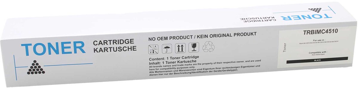 Ricoh - Toner cartridge - C5510A - Zwart - 42.000 pagina’s - Huismerk - geschikt voor Ricoh IM C4510, Ricoh IM C4510A, Ricoh IM C5510, Ricoh IM C5510A, Ricoh IM C6010