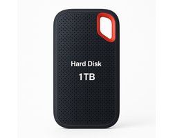 Externe harde schijf 1 TB - USB-C 2.0/3.0 - Lichtgewicht model - HDD