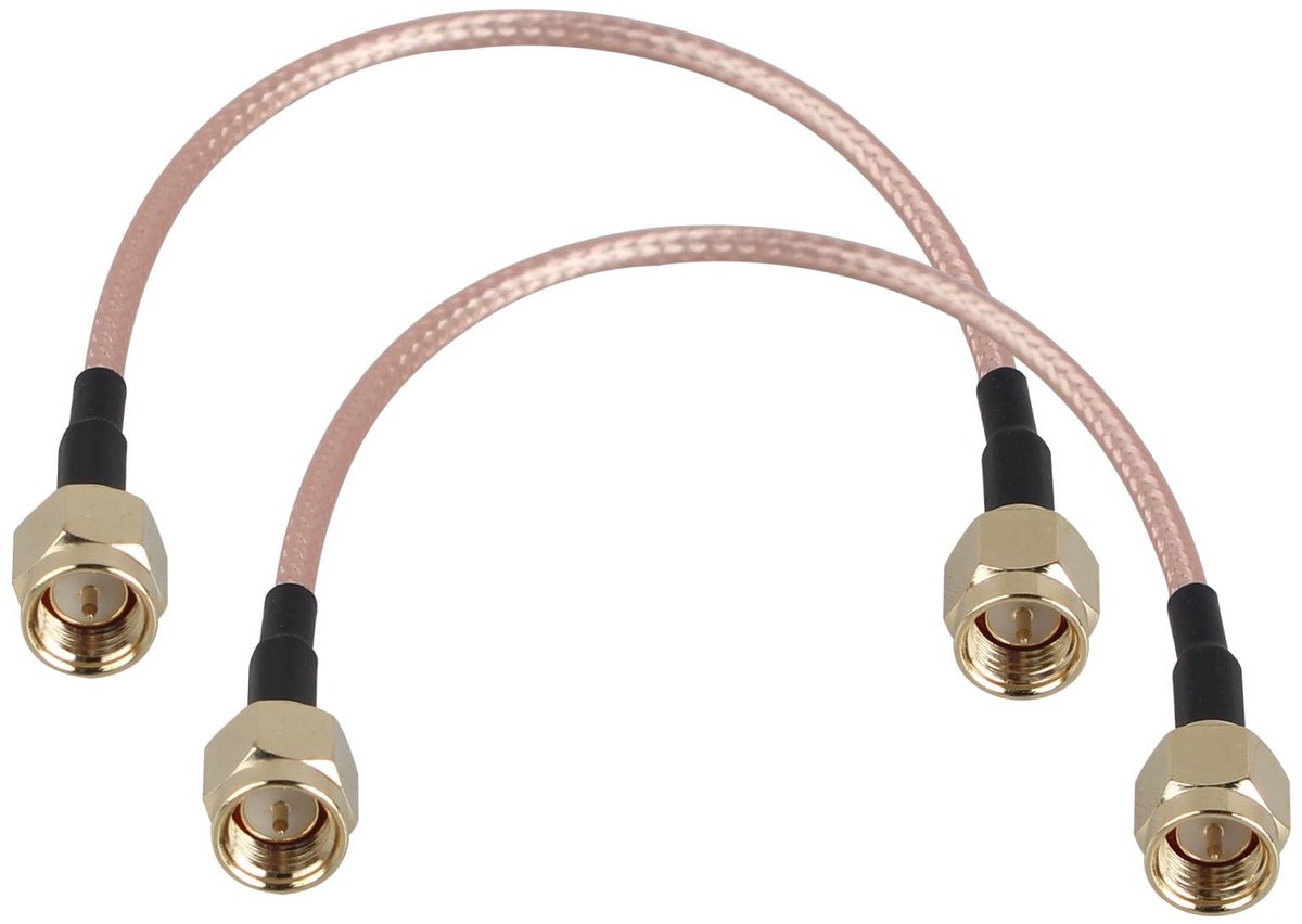 Allecto - Antenne verlengkabel - Coaxkabel - 15cm - RTL-SDR USB Dongle - ADS-B ontvanger - Ham Radio - VNA Vector Network Analyzer - RF-signaal