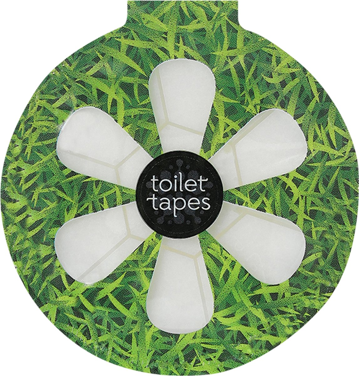 Toilet Tapes - Groovy Grass - 1 stuk - Eco-vriendelijke WC Blokjes - 220+ Spoelbeurten - Tot 90% Minder Plastic, Efficiënte Toiletsteen - ook geschikt voor randloos toilet - duurzaam verpakt in FSC karton