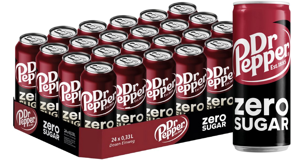 Dr Pepper Zero 24 x 330ml