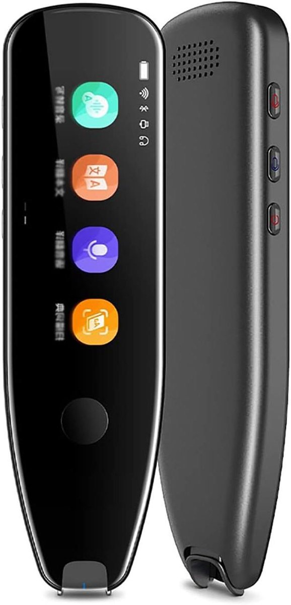 Scanner Pen - Vertaal Pen - Tekst Vertalen - Offline Vertaling - 3.5 Inch Scherm - Zwart