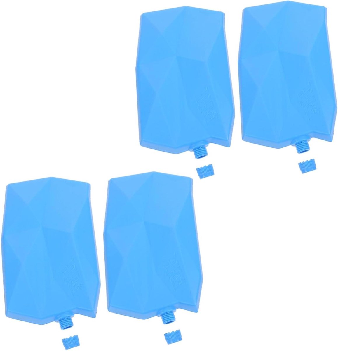 Herbruikbare Koelelementen - IJskristallen Koelbox - Buitenactiviteiten Koel Houden - Gemakkelijke Activering - 4 Stuks - Blauw
