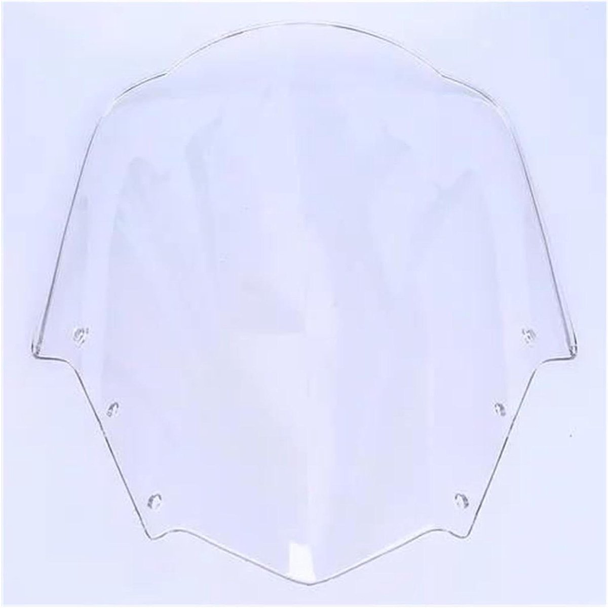 Motorfiets Voorruit - Windscherm Deflector - Comfortabel Rijden - Onbreekbaar Polycarbonaat - 38 cm Lengte - Helder