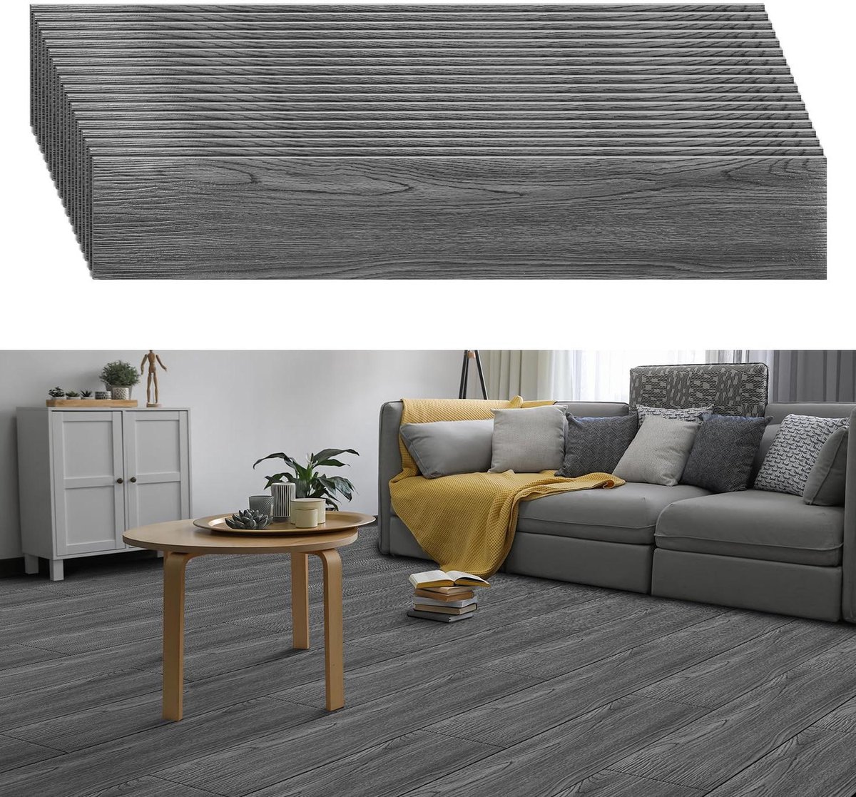 Vloerbedekking Zelfklevend - Vinyl Tegels - Vloer Vernieuwen - Waterproof Non-Slip - 7.5 m