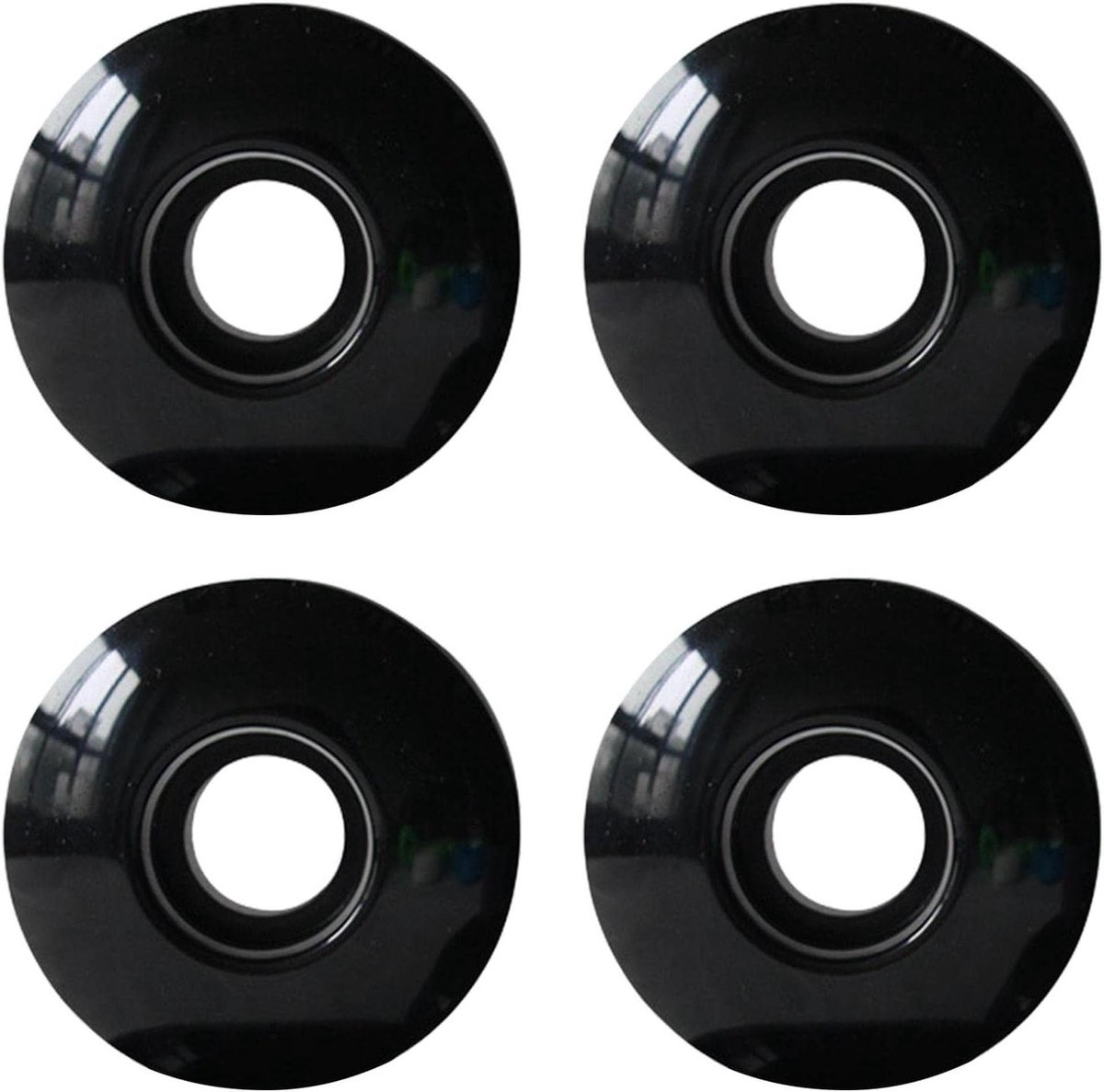 Skateboard Wielen Vervangingsset 4 stuks Soepel skateboarden Hoge 95A hardheid 52x32mm
