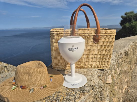 GLICERRR - Glaskoeler - Wijnglaskoeler - Wijnkoeler - Champagnekoeler - Cocktail koeler - Wine Cooler - Wijn Koud Houden - Wine Chiller - Wijn Accessoires - Wijn Cadeau - Verjaardag Cadeau - Trouw cadeau - Bruiloft - Housewarming - Relatiegeschenk