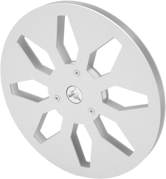 Lege Spoel Tape - Opname Spoel Reel Spoel - Geluid Verbeteren - 8-Gats Ontwerp - 7 Inch Diameter - Zilver — afbeelding 4