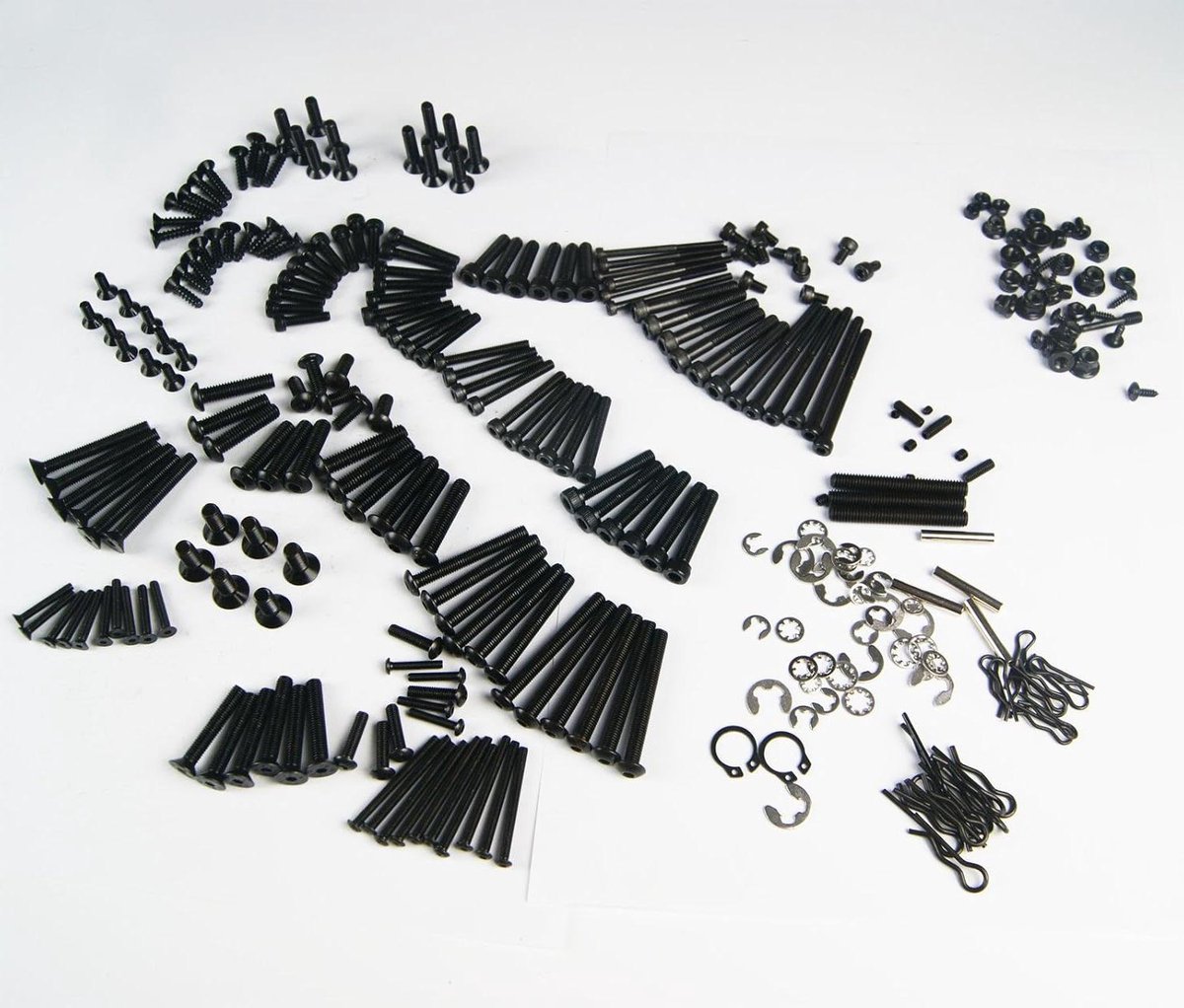 Schroefmoeren Set - Bouten Pinnen - Model Reparatie - Complete Vervanging - 1.27 kg - Metaal