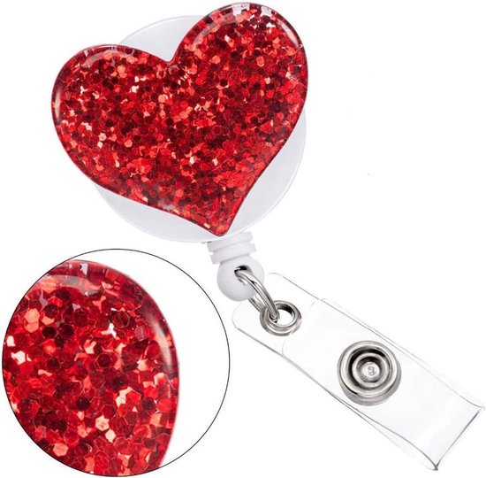 Retractable Badge Holder in 10 Kleuren - ID Badge Reel met Alligator Clip voor Kantoor, School en Zorgprofessionals — afbeelding 5