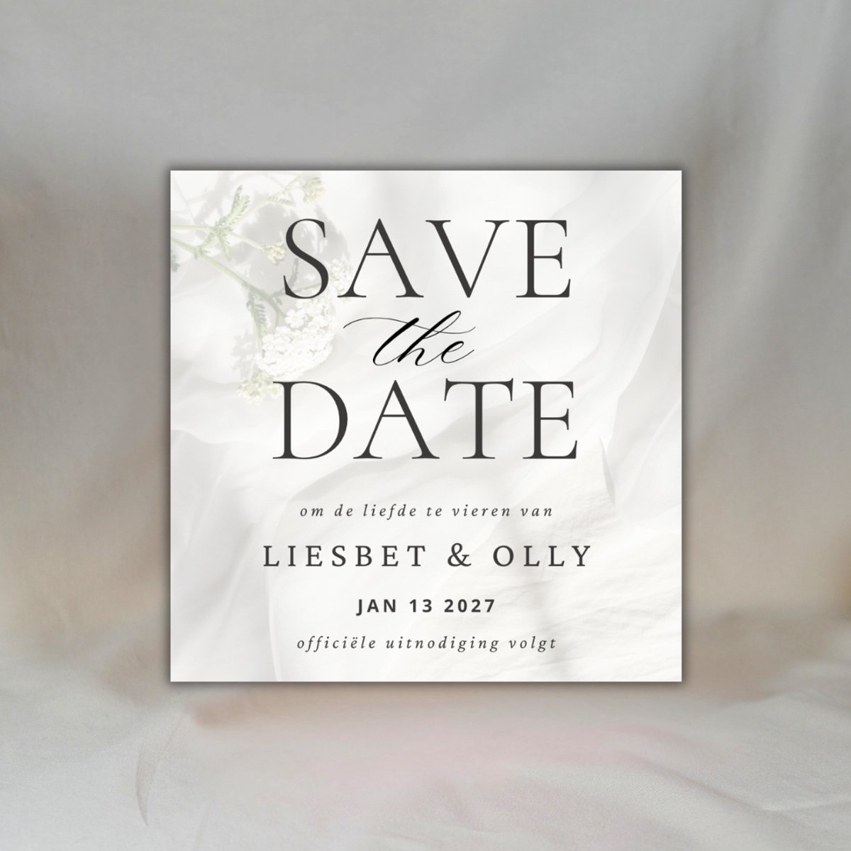 Gepersonaliseerde Save the Date Magneten - Huwelijk Aankondiging met Naam en Datum - Bruiloft Aankondiging - Save the Date - 9x Stuks