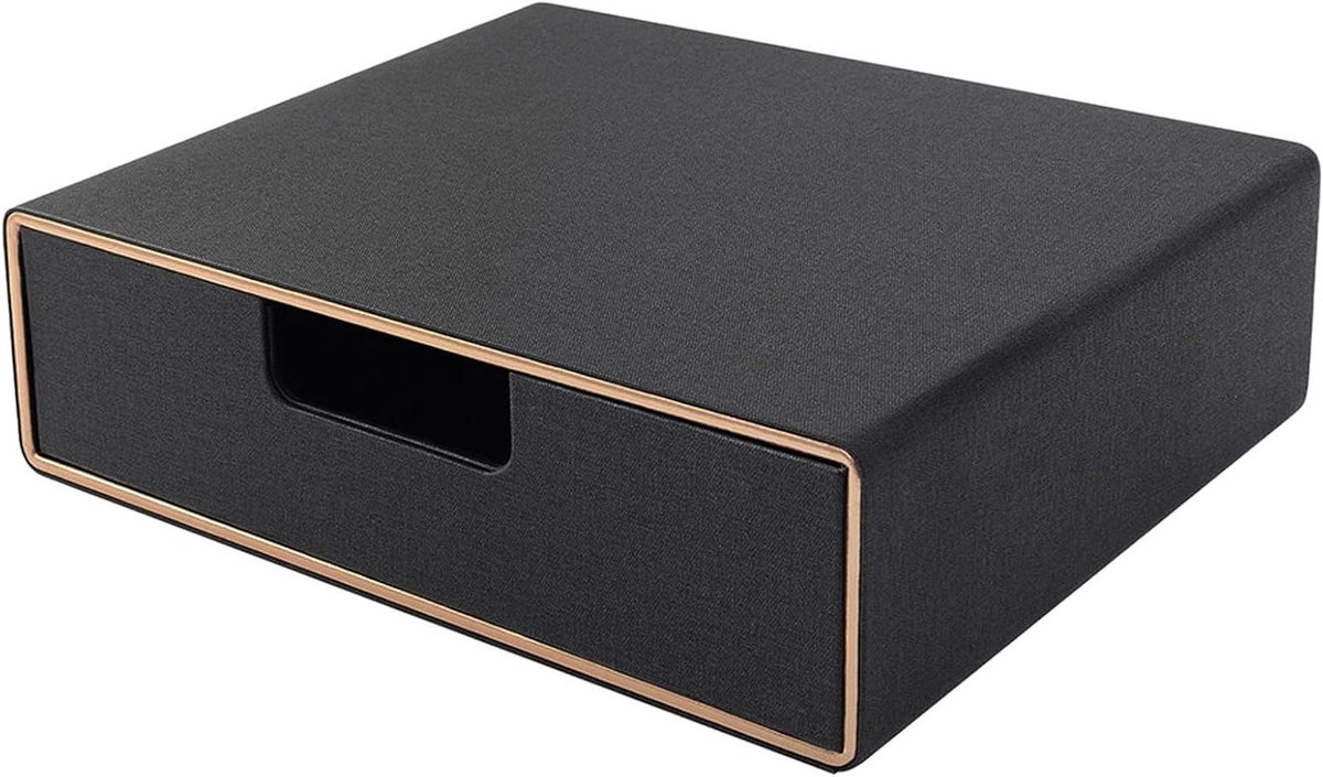 Bureau lade organizer - Documentenhouder - Opgeruimd bureau - Stapelbaar ontwerp - 335 cm - Zwart