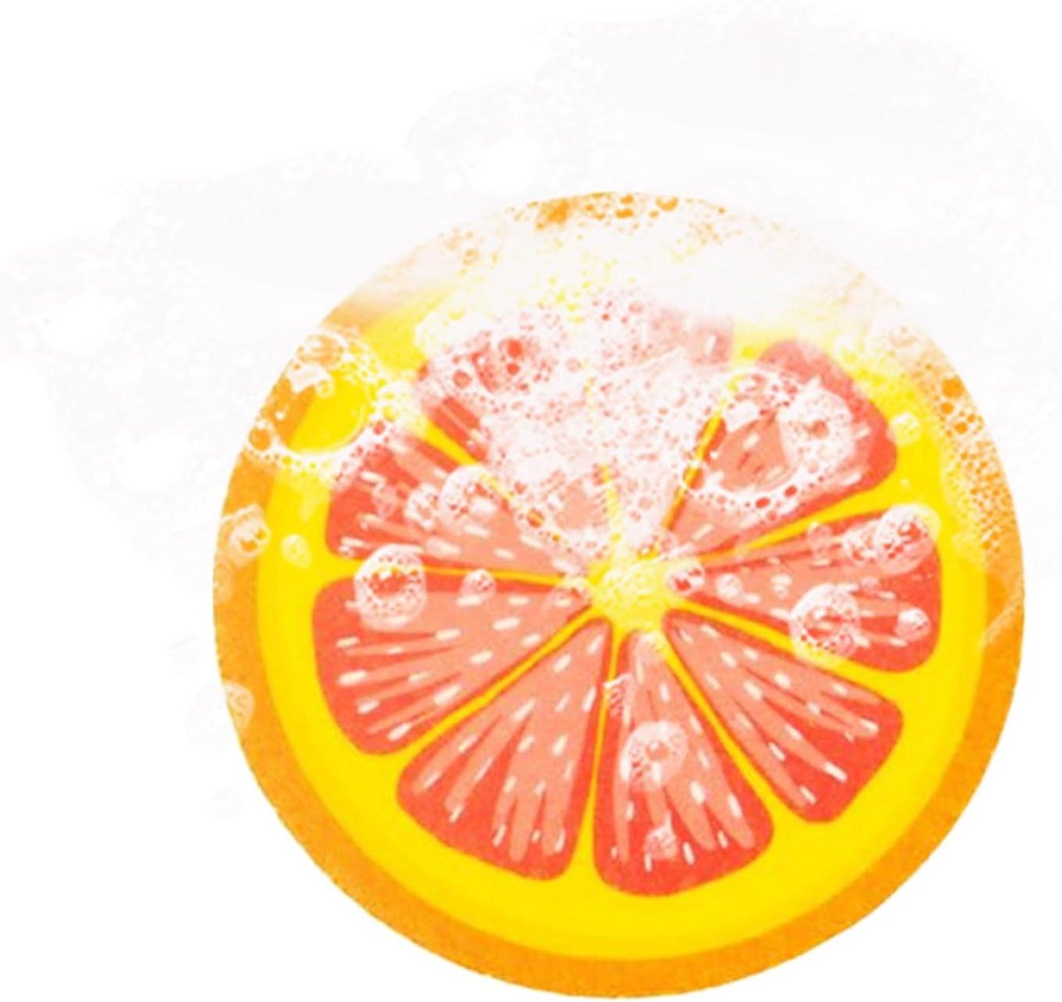 Sponsjes Keuken - Afwas Sponsjes - Schoonmaken Tafel - Fruit Vorm - 9x9x3cm - Grapefruit