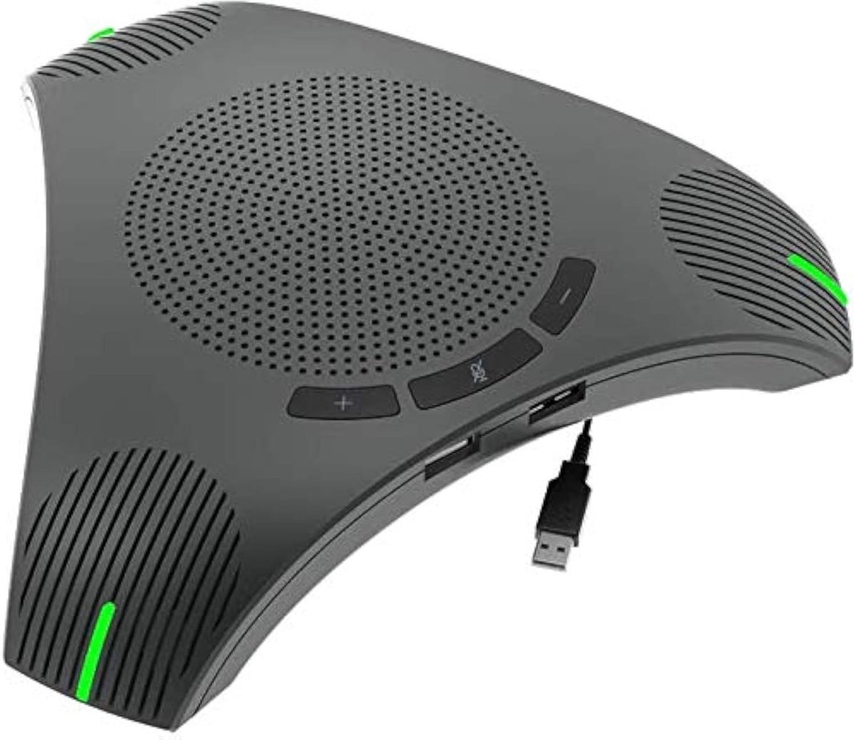 Conferentie Microfoon - Speaker Hub - Zakelijke Gesprekken - Intelligente Ruisonderdrukking - USB - Zwart
