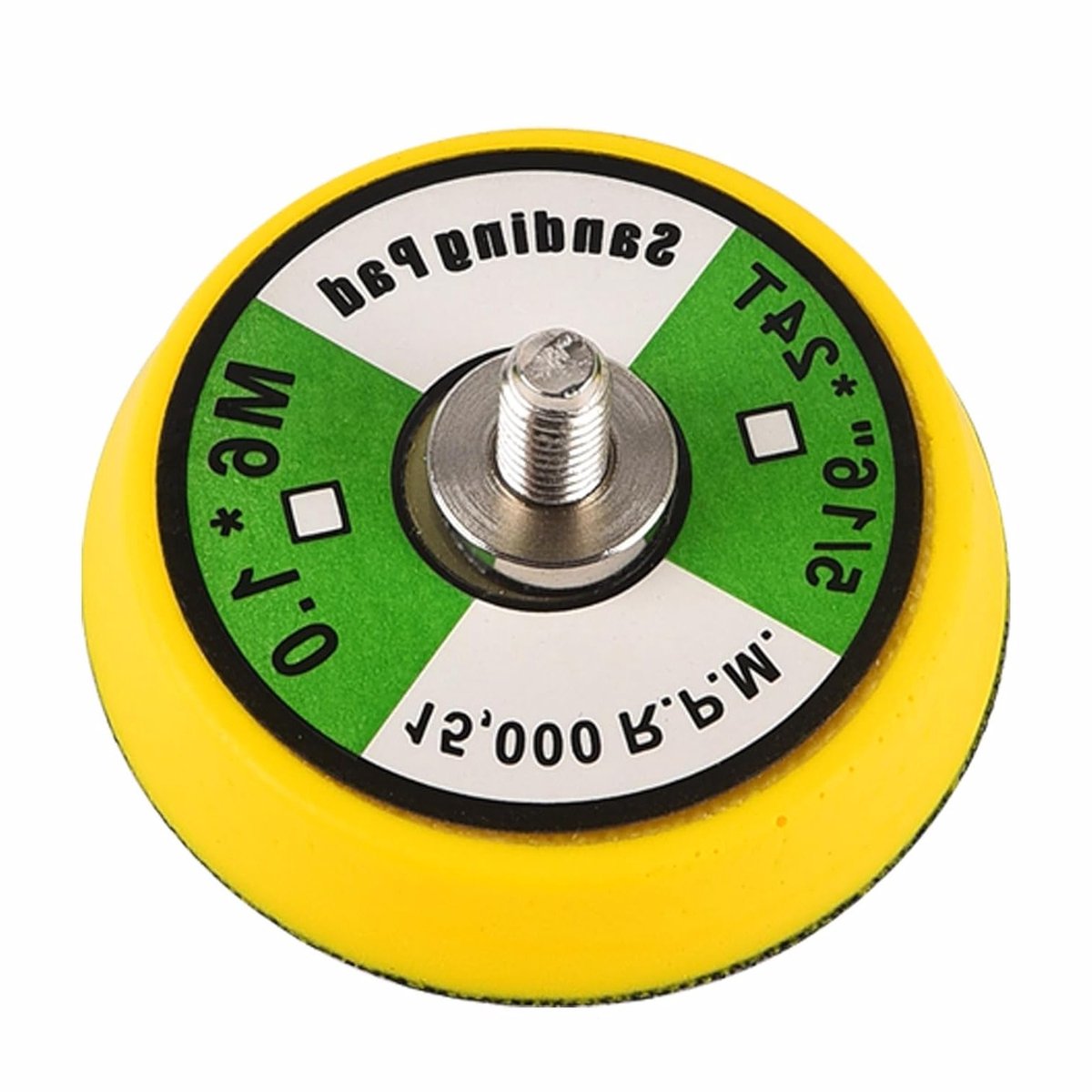 Sanding Disc Backing Pad 50mm met Haak en Lussysteem, M6 Draad, Polijstpads voor Orbitalen Schuurmachines, Verpakking van 1