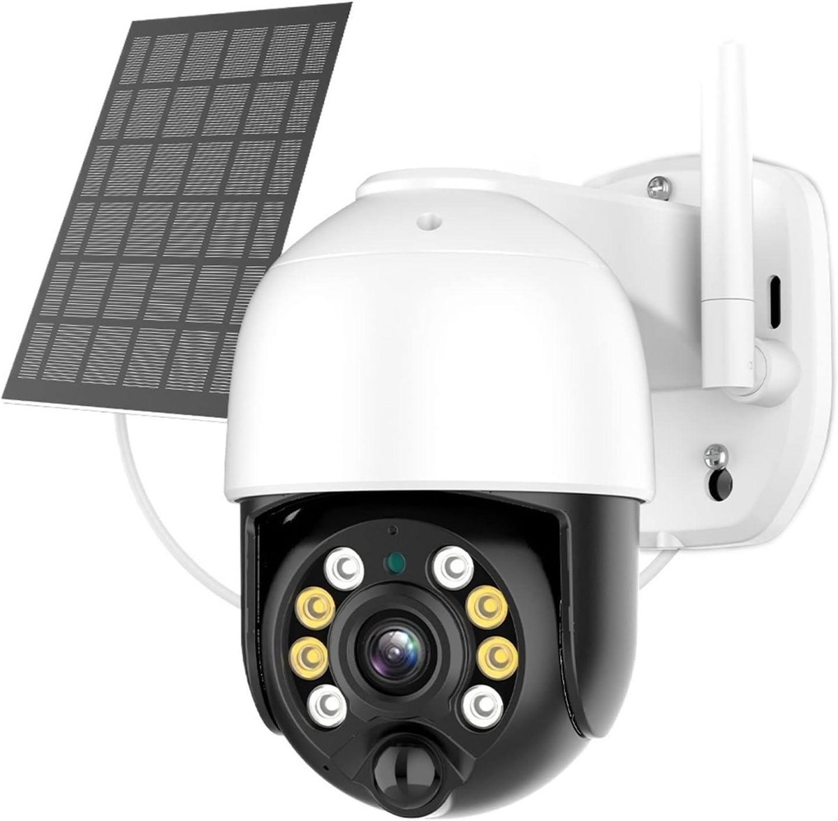 Zonnecamera Buiten - 4G Wifi Camera - Huis Beveiligen - Dubbele Bewegingsdetectie - 3MP HD - Zwart