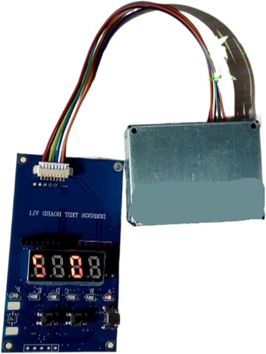 Sensor Testbord - Evaluatiebord Meetbord - Luchtkwaliteit Meten - Drukknop Schakelaars - 10 x 10 x 10 mm - Grijs
