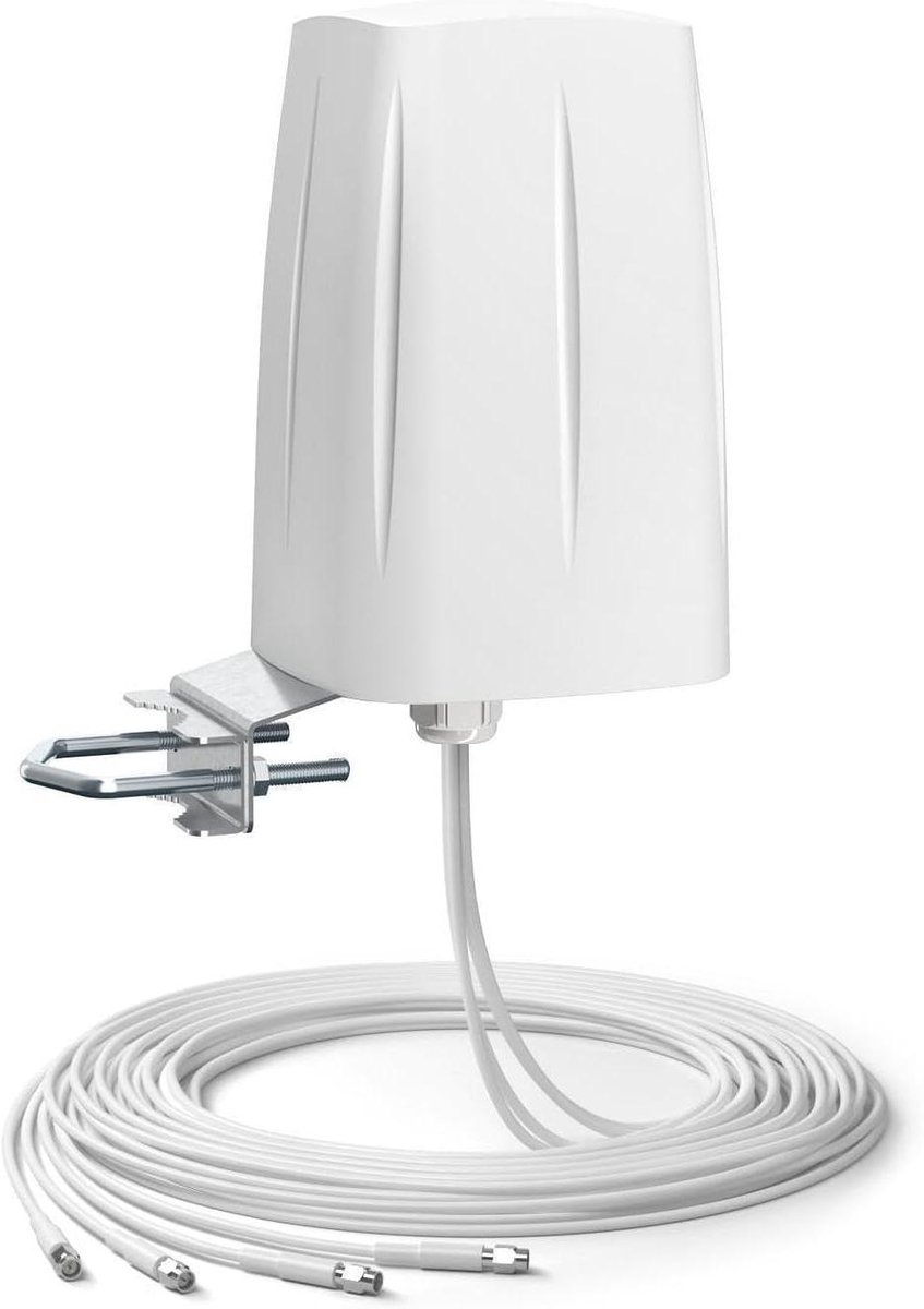 5G LTE Antenne - MIMO Antenne - Signaal Versterken - 4x4 MIMO Technologie - 10 Meter - Wit