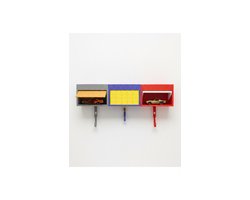 Key holder met deur om te openen - 3D key holder - muurbevestiging - car garage met opening deur - interactieve oplossing - stabiel materiaal - perfect voor entree - bureau en verzamelaar