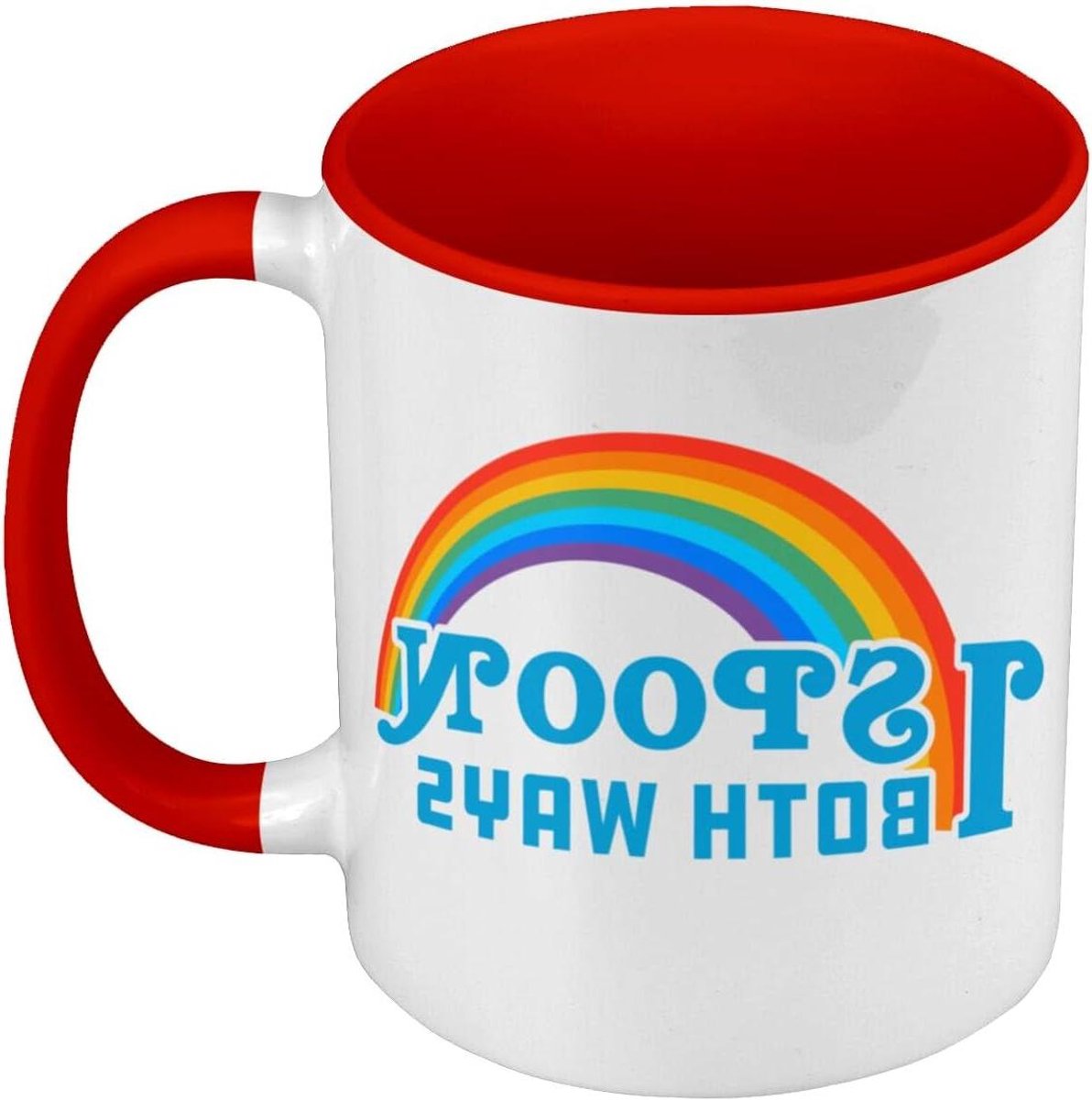 Keramische Mok - Kop met handvat - Dagelijks Gebruik - Frans Ontwerp - 360 ml - Rood