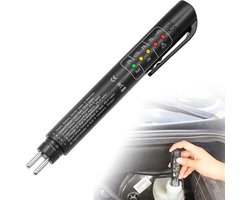 Okado Remvloeistoftester Pen – LED Remvloeistof Tester voor Auto – Universele Remvloeistof Testpen voor Waterpercentage – Snel en Eenvoudig Testen – Zwart