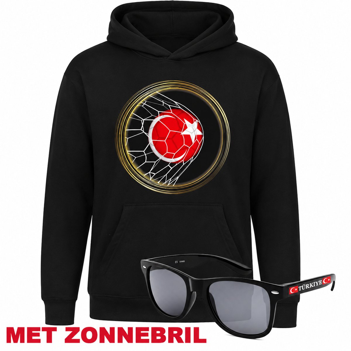 Turkije WK 2026 Hoodie Voetbal Maan Ster Goal