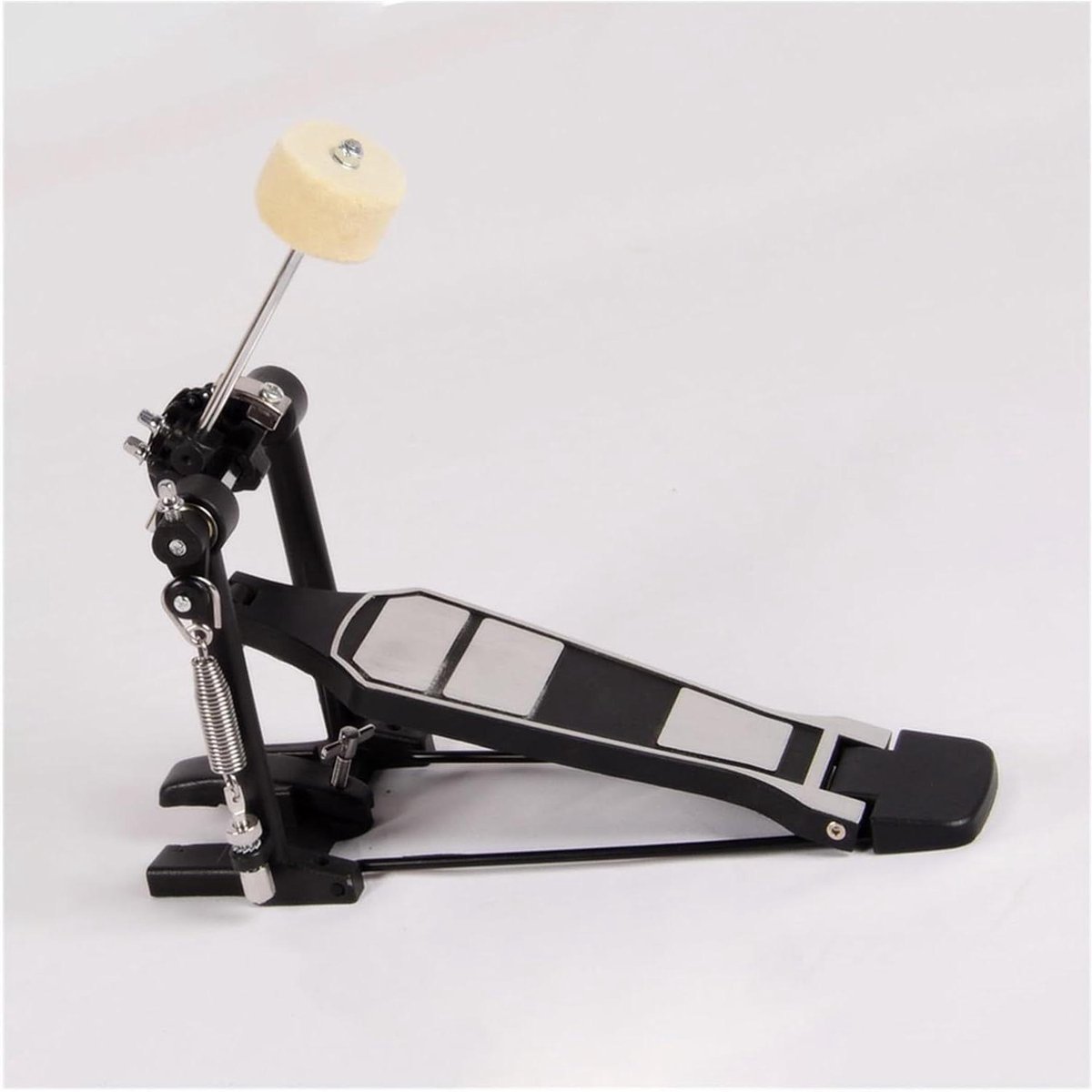 Drumpedaal - Enkele Hamer - Muziek Maken - Duurzame Constructie - 40x25x15 cm - Zwart