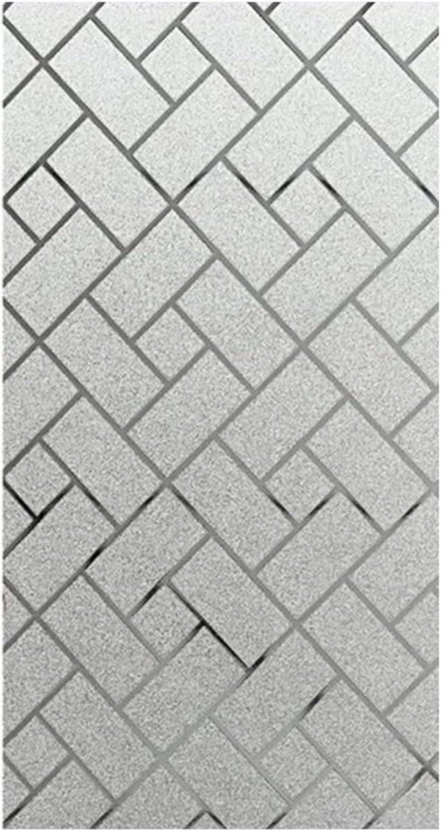 Raamfolie Ongekleurd - Glasfolie Decoratief - Privacy Creëren - Statische Hechting - 45 x