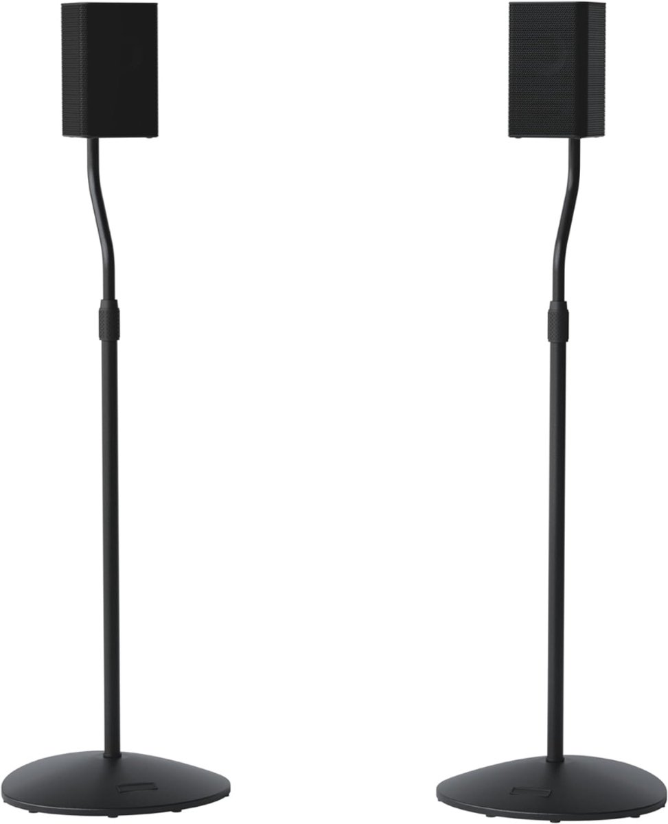 TIM® Luidspreker Standaard - Standaard - Luidsprekerstandaard - Zwart - 97cm x 20cm x 97cm