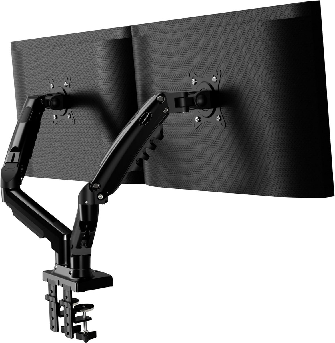 Monitor Arm 2 Schermen - Standaard - Verhoger - monitorsteun