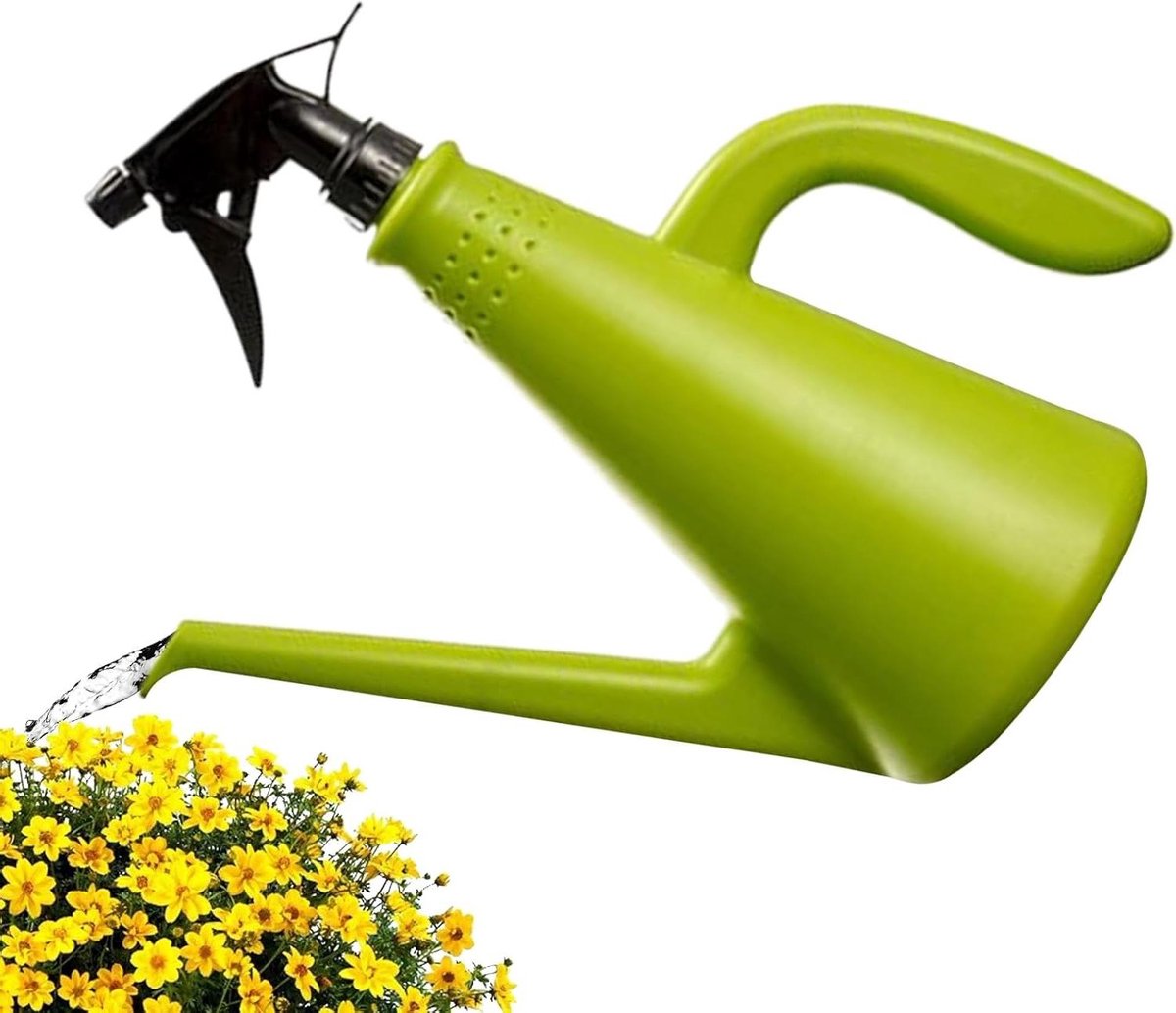 Gieter met Sproeifunctie - Plantenvernevelaar Tuinsproeier - Planten Verzorgen - Dubbele Functie - 29.5 x 27.5 x 12 cm - Meerkleurig