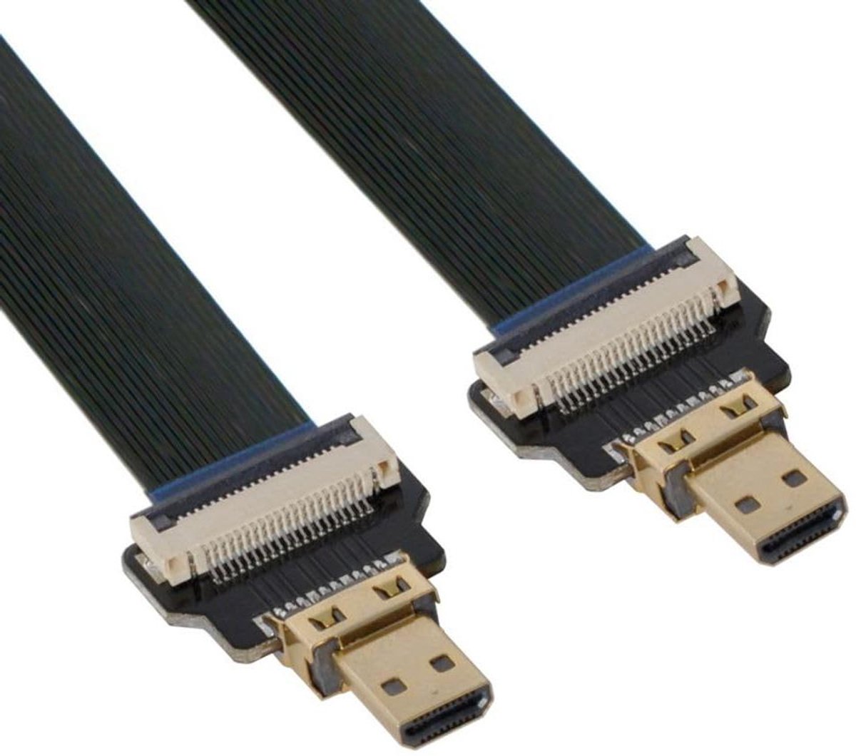Micro HDMI Kabel - Platte FPC Kabel - Drone Fotografie - Zeer Flexibel - 0.5 Meter - Multicolor