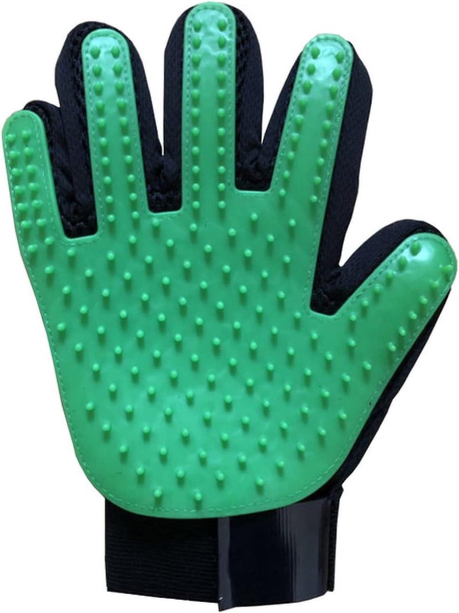 Cleaning Gloves Dog Pet Grooming Glove Silicone Cat Brush Comb Deshdeding Hair Gloves Dogs Bath Cleaning Supplies Animals Combs by Household Gloves (Size :