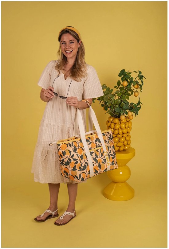 Zebra Trends Elise Strandtas - Natgoedvak - Ritsvak - Praktisch - Stijlvol - Citroen