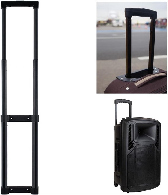 Telescopische Handgreep - Trekstang Koffer - Bagage Hanteren - Intrekbaar Ontwerp - 42-90 cm - Zwart — afbeelding 3