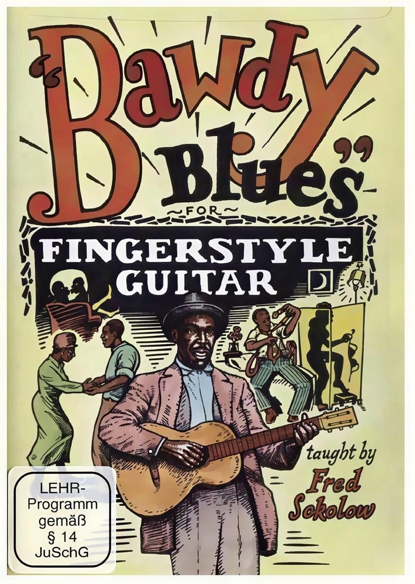 Fred Sokolow - Bawdy Blues For Fingerstyle Guitar (DVD)