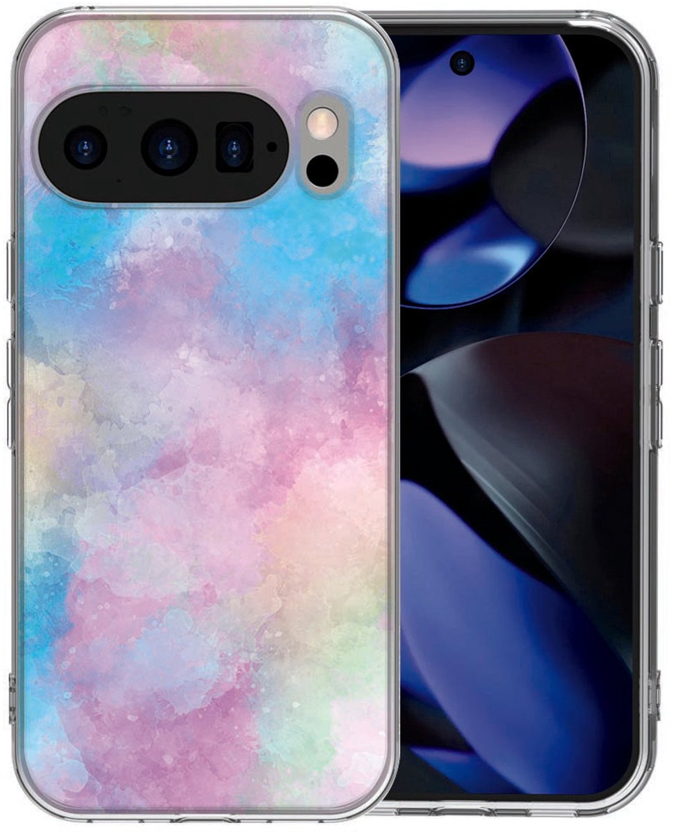Google Pixel 10 / 10 Pro TPU hoesje Watercolor Light
