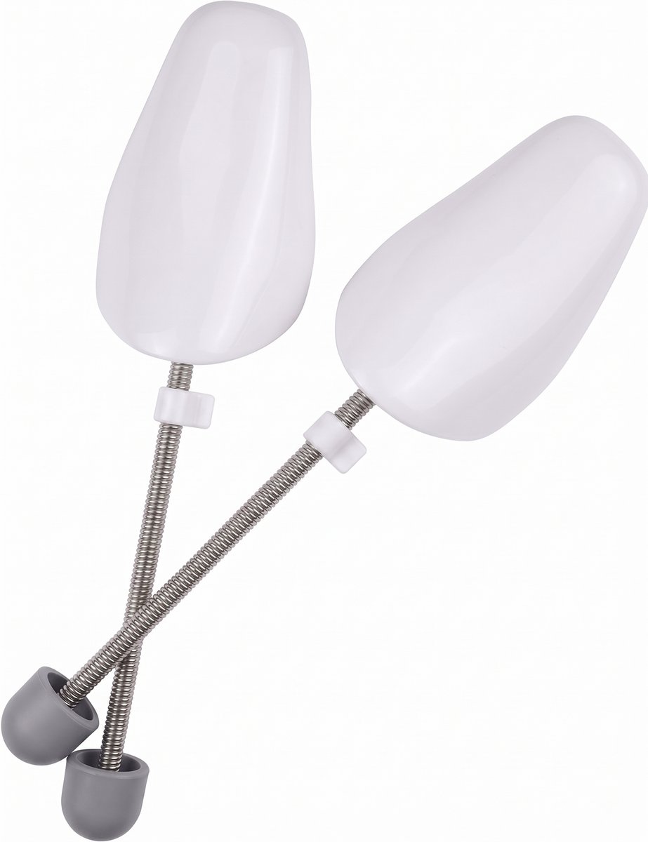 Schoenspanner - Wit - Maat 40 t/m 45 - Schoenoprekker - Anti Kreuk - Sneaker Bescherming - Sneaker Shield - IXEN