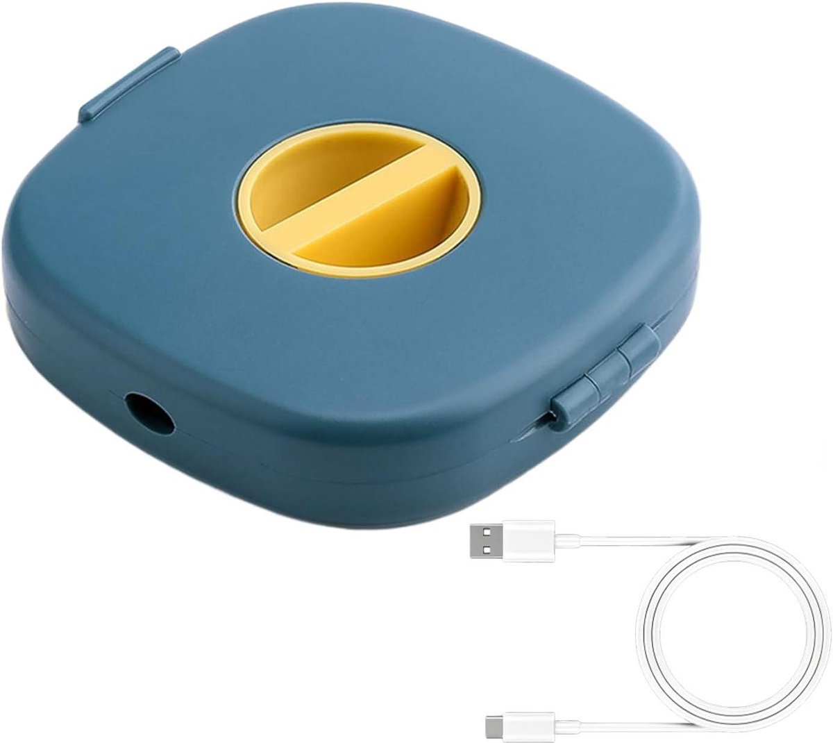 Kabel Organizer - Kabelwikkelaar - Kabel Beheer - Geïntegreerde Telefoonhouder - 7.2 cm - Blauw